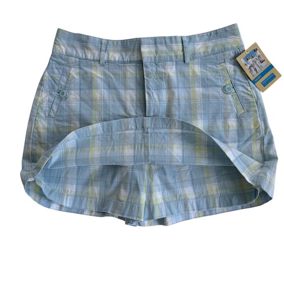 NWT Women's Dockers Plaid Mini Skort Size 14 - Picture 1 of 4
